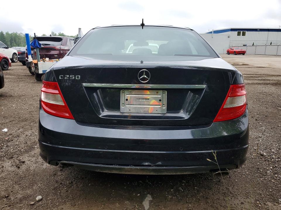 2011 Mercedes-benz C class VIN WDDGF5CB8BA512292 COPART salvage auction — FRONT END, ON - PERMIT SALVAGE, sold $700 on 2026-08-18 (photo 6)