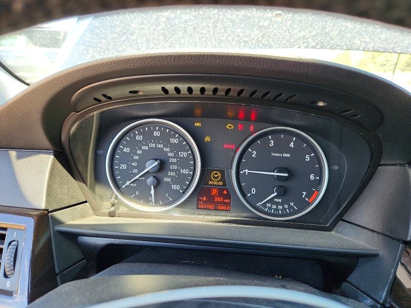 2008 BMW 5 series VIN WBANW53518CT51788 COPART salvage auction — FRONT END, IL - SALVAGE CERTIFICATE, sold $250 on 2026-07-21 (photo 9)
