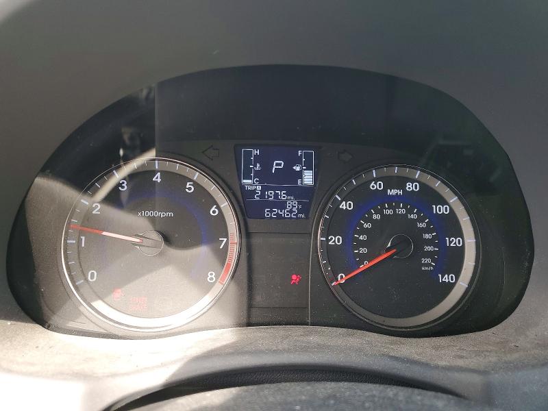 2015 Hyundai Accent VIN KMHCT4AE6FU922047 COPART salvage auction — FRONT END, Ca - Salvage Certificate, sold $325 on 2026-07-27 (photo 9)