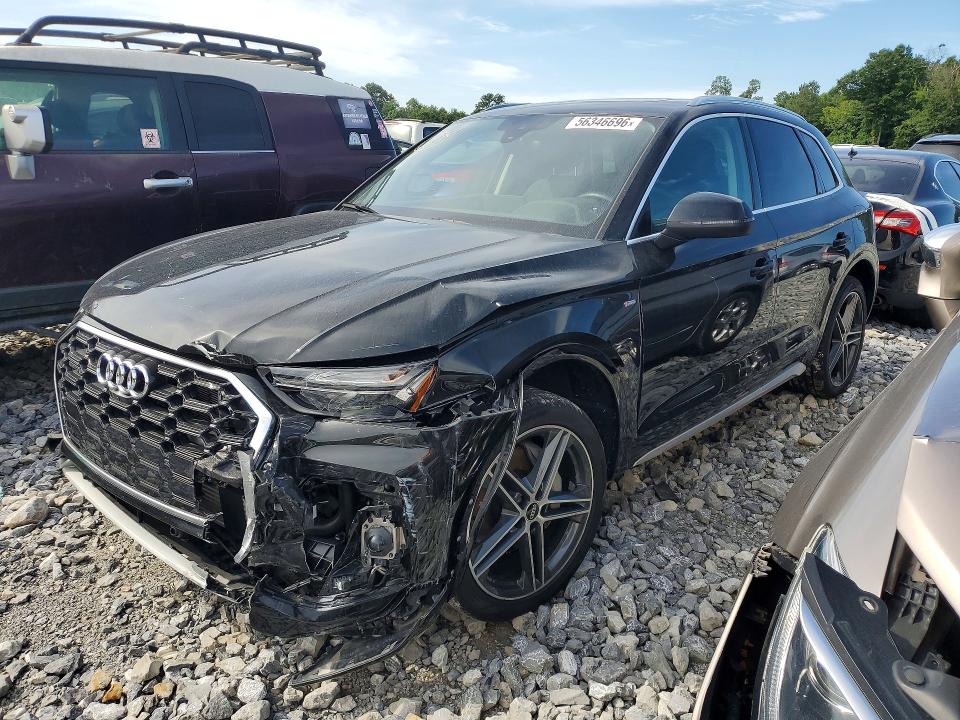2021 Audi Q5 VIN WA1E2AFY8M2019371 COPART salvage auction — FRONT END, Ga - Cert Of Title-Salvage, sold $14,000 on 2026-07-09 (photo 1)