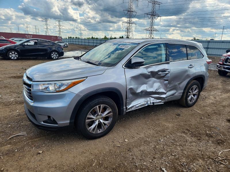 2015 Toyota VIN 5TDKKRFH6FS067700 COPART salvage auction — SIDE, Il - Salvage Certificate, sold $1,250 on 2026-07-28 (photo 2)
