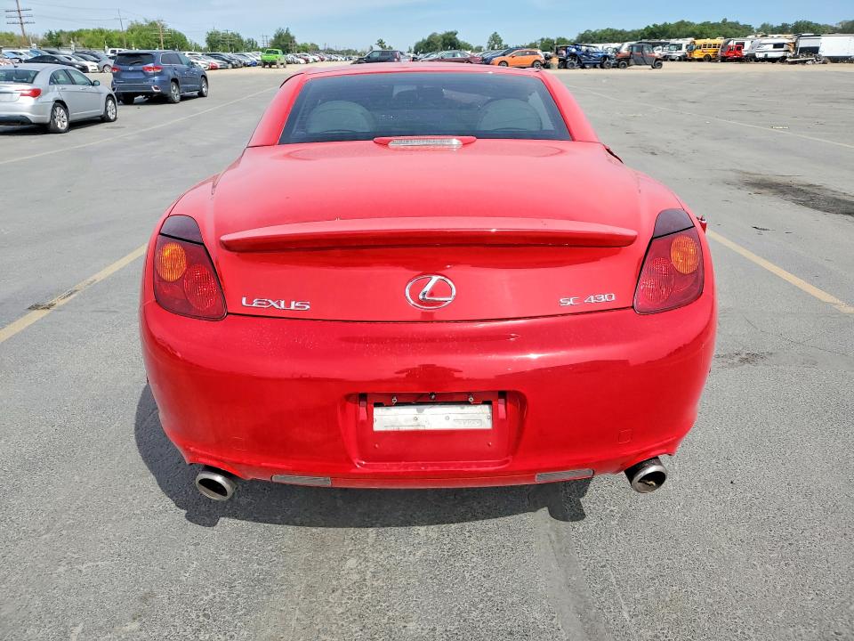 2005 Lexus Sc 430 VIN JTHFN48Y350064293 COPART salvage auction — SIDE, ID - SALVAGE CERTIFICATE OF TITLE, sold $1,000 on 2026-07-30 (photo 6)
