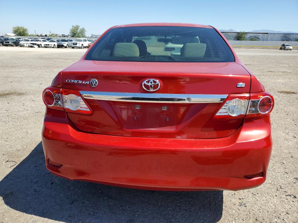 2013 Toyota Corolla VIN 5YFBU4EE1DP221871 COPART salvage auction — FRONT END, Az - Cert Of Title - Salvage, sold $1,600 on 2026-07-24 (photo 6)