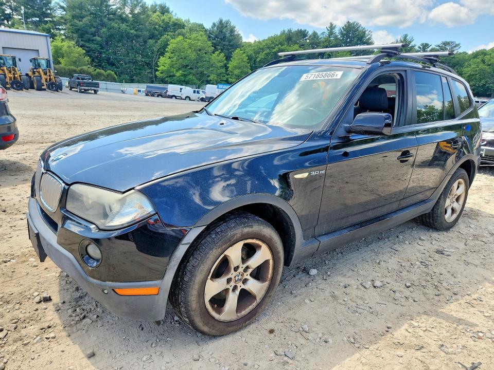 2007 BMW X3 VIN WBXPC934X7WF07221 COPART salvage auction — MINOR DENT/SCRATCHES, Ma - Certificate Of Title, sold $400 on 2026-07-20 (photo 1)