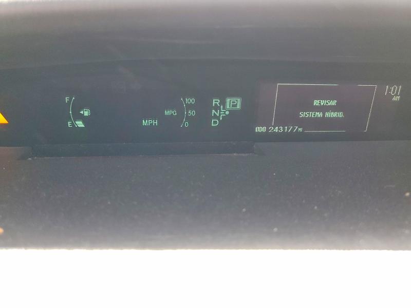 2011 Toyota Prius VIN JTDKN3DU6B0268112 COPART salvage auction — VANDALISM, Ca - Salvage Certificate, sold $550 on 2026-07-24 (photo 9)