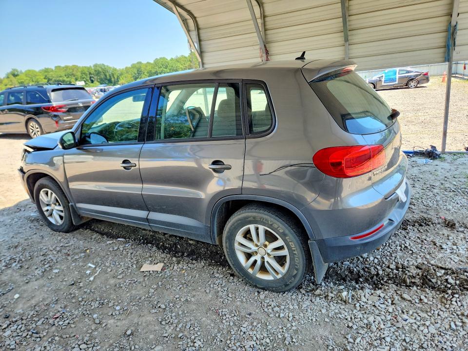 2014 Volkswagen Tiguan VIN WVGAV3AX8EW625118 COPART salvage auction — FRONT END, Sc - Cert Of Title-Salvage, sold $850 on 2026-08-11 (photo 2)