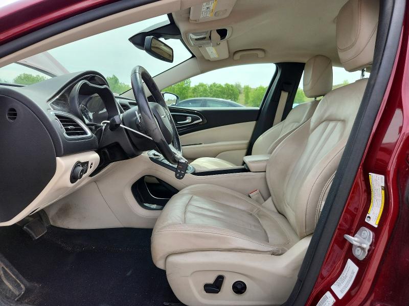 2015 Chrysler 200 VIN 1C3CCCCG1FN519668 COPART salvage auction — FRONT END, Co - Salvage Title, sold $1,750 on 2026-07-20 (photo 7)