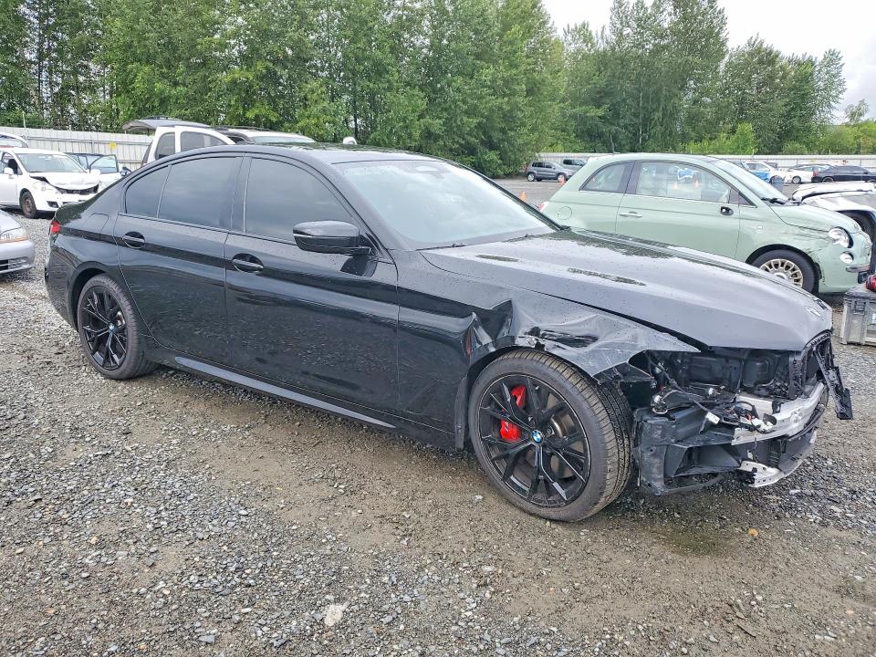 2023 BMW 5er VIN WBA73BJ05PCN05909 COPART salvage auction — FRONT END, Wa - Bill Of Sale, sold $33,500 on 2026-07-06 (photo 4)