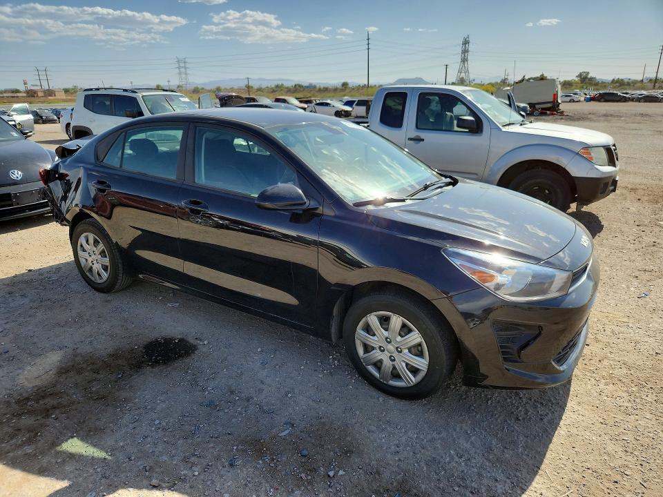 2022 Kia Rio VIN 3KPA24AD2NE495064 COPART salvage auction — REAR END, Id - Salvage Certificate Of Title, sold $2,600 on 2026-07-10 (photo 4)