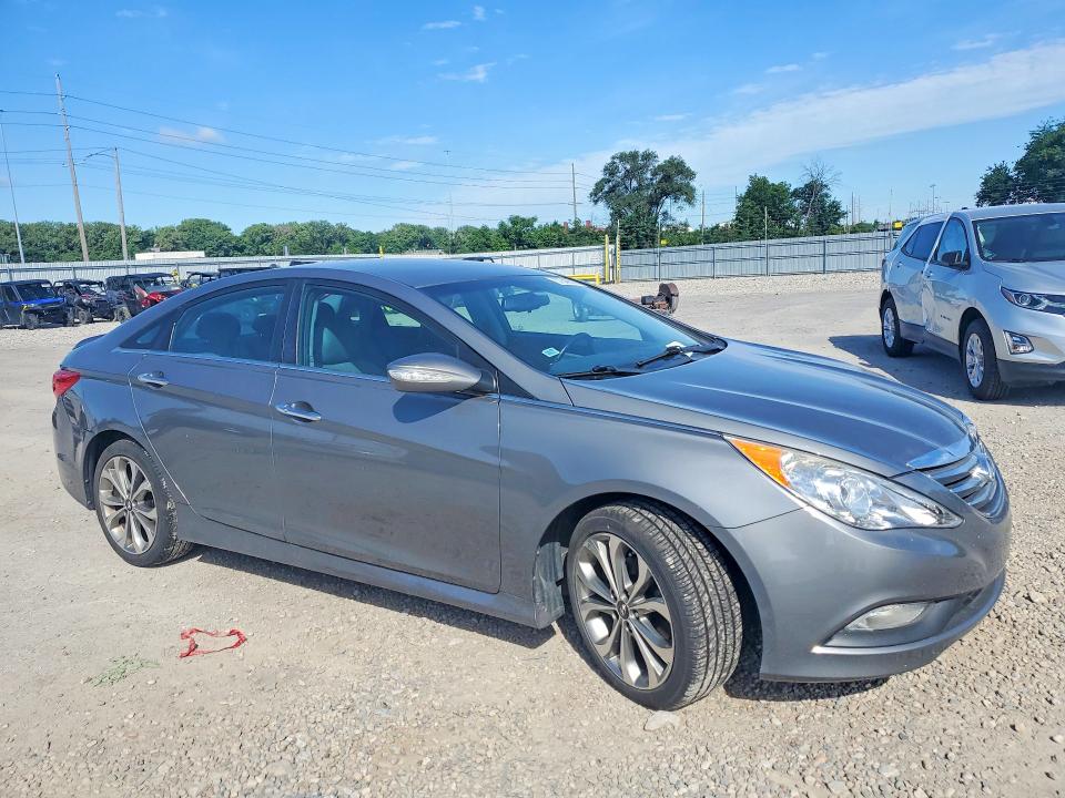 2014 Hyundai Sonata VIN 5NPEC4AC2EH908845 COPART salvage auction — REAR END, Il - Salvage Certificate, sold $1,100 on 2026-07-31 (photo 4)
