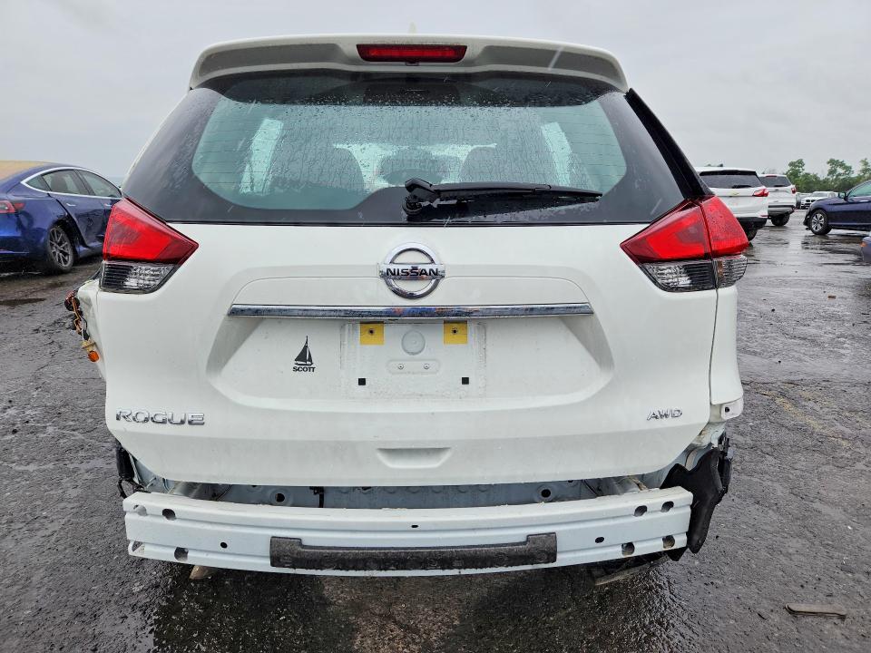 2018 Nissan Rogue VIN KNMAT2MV6JP588296 COPART salvage auction — REAR END, Pa - Certificate Of Salvage, sold $1,700 on 2026-07-24 (photo 6)