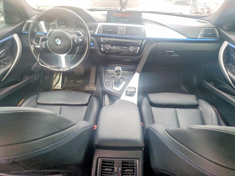 2017 BMW 3er VIN WBA8B7C33HK858507 COPART salvage auction — FRONT END, On - Permit No Brand - Unfit, sold $14,200 on 2026-07-30 (photo 8)