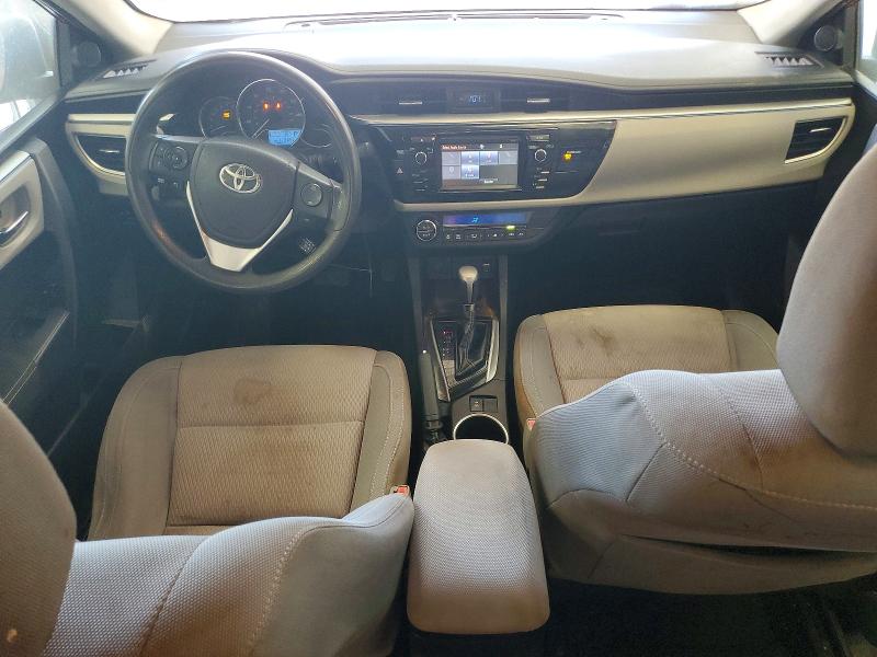 2015 Toyota Corolla VIN 5YFBURHE4FP255346 COPART salvage auction — REAR END, Tx - Salvage Vehicle Title, sold $150 on 2026-07-24 (photo 8)