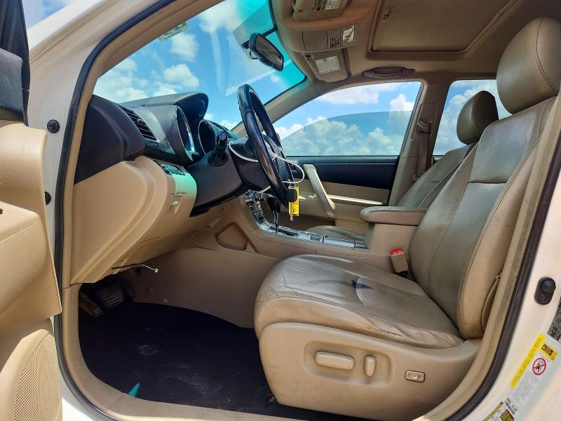 2012 Toyota Highlander VIN 5TDZK3EH2CS050529 COPART salvage auction — FRONT END, Tx - Certificate Of Title (P), sold $6,100 on 2026-07-30 (photo 7)