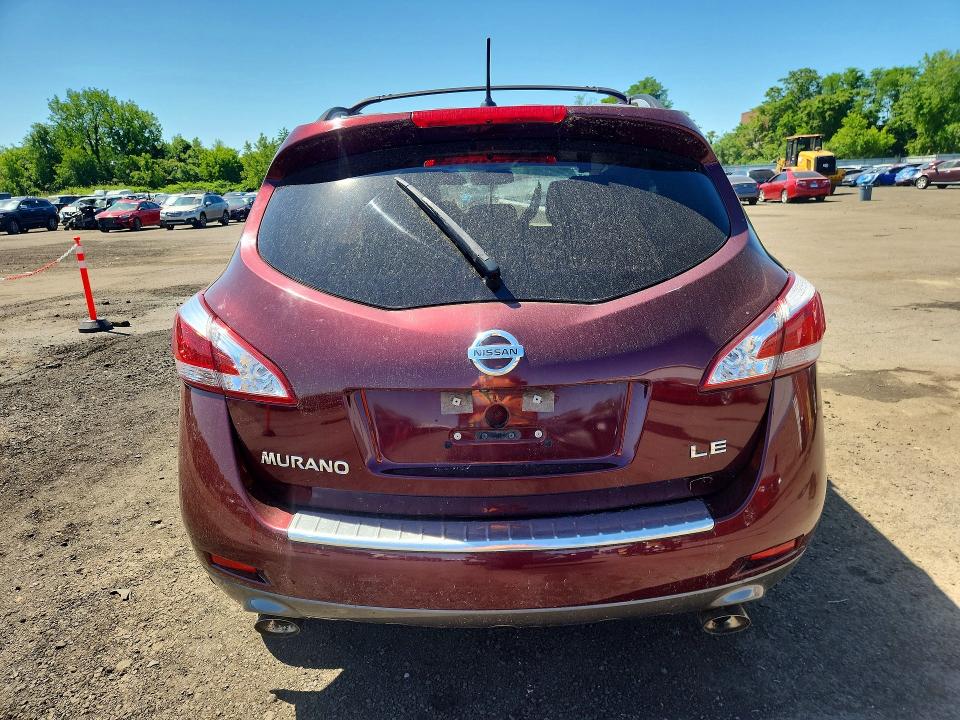 2012 Nissan Murano VIN JN8AZ1MU7CW105637 COPART salvage auction — FRONT END, Ct - Cert Of Title-Salvage, sold $450 on 2026-07-10 (photo 6)