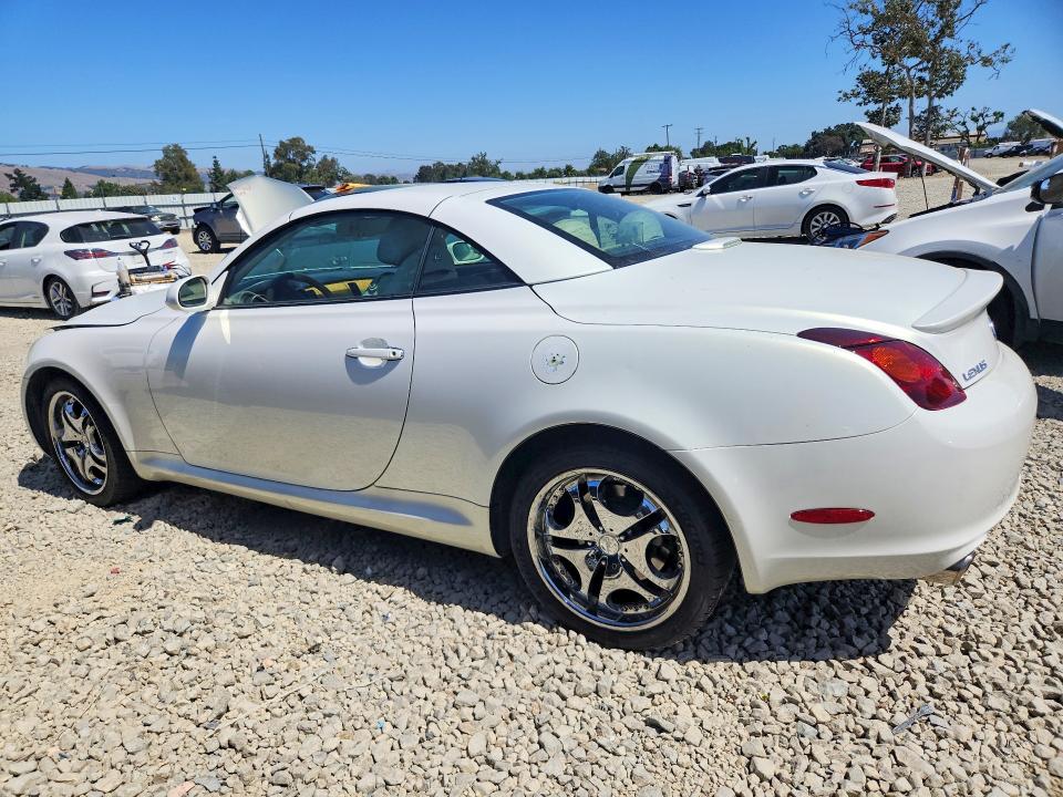 2004 Lexus Sc VIN JTHFN48Y740057961 COPART salvage auction — FRONT END, Ca - Salvage Certificate, sold $1,700 on 2026-07-21 (photo 2)