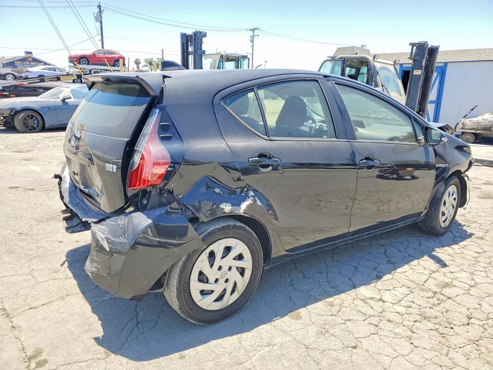 2016 Toyota Prius VIN JTDKDTB36G1124087 COPART salvage auction — FRONT END, Ca - Salvage Certificate, sold $650 on 2026-07-02 (photo 3)