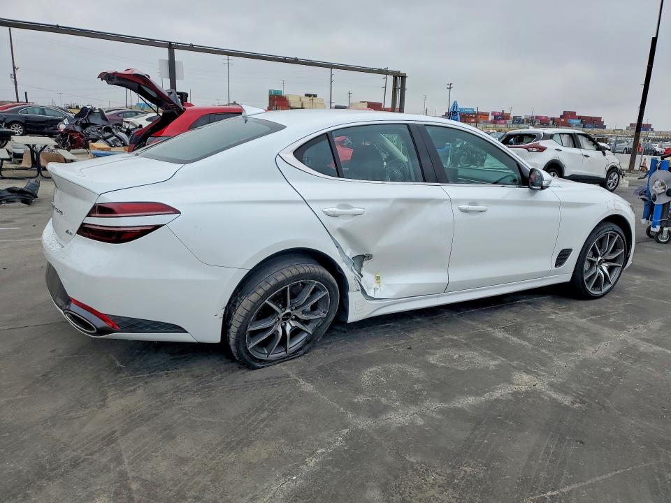 2025 Genesis G70 VIN KMTG34SC4SU150193 COPART salvage auction — MECHANICAL, Ca - Salvage Certificate, sold $7,300 on 2026-07-15 (photo 3)