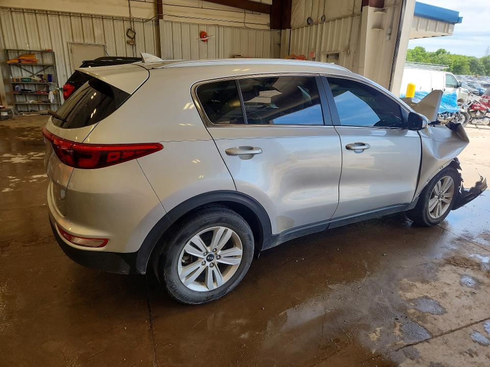 2017 Kia Sportage VIN KNDPM3AC0H7036626 COPART salvage auction — FRONT END, Wi - Junked Vehicle Bill Of Sale, sold $1,800 on 2026-07-20 (photo 3)