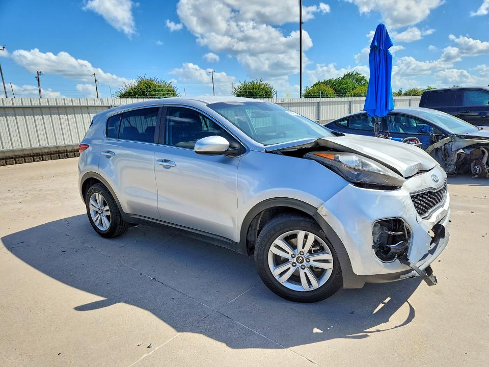 2018 Kia Sportage VIN KNDPM3AC5J7347216 COPART salvage auction — FRONT END, TX - SALVAGE VEHICLE TITLE (P), sold $2,100 on 2026-07-16 (photo 4)