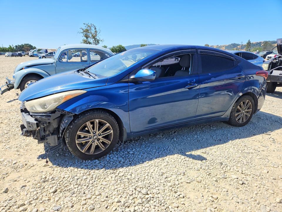 2016 Hyundai Elantra VIN KMHDH4AE2GU478964 COPART salvage auction — FRONT END, Id - Salvage Certificate Of Title, sold $1,100 on 2026-07-28 (photo 1)