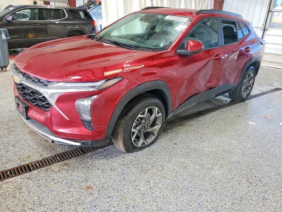 2025 Chevrolet Trax VIN KL77LHEP4SC234148 COPART salvage auction — SIDE, IL - CERTIFICATE OF TITLE, sold $11,300 on 2026-07-20 (photo 1)