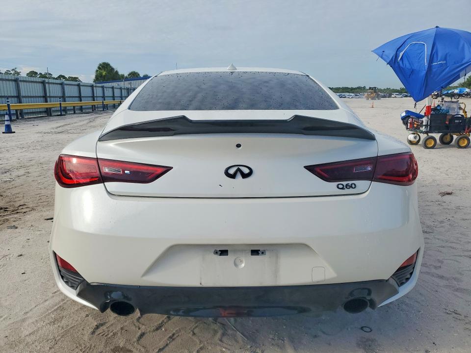 2018 Infiniti Q60 VIN JN1CV7EK1JM200478 COPART salvage auction — REAR END, Fl - Cert Of Title Slvg Rebuildable, sold $8,200 on 2026-08-12 (photo 6)