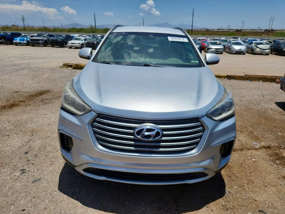 2017 Hyundai Santa fe VIN KM8SM4HF0HU205265 COPART salvage auction — MECHANICAL, AZ - CERT OF TITLE-RESTORED SALVAGE, sold $875 on 2026-07-24 (photo 5)