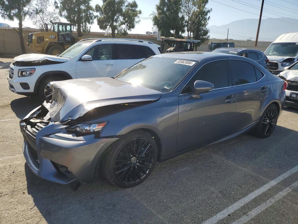 2015 Lexus Is VIN JTHBF1D27F5053779 COPART salvage auction — FRONT END, Ca - Salvage Certificate, sold $3,550 on 2026-07-30 (photo 1)