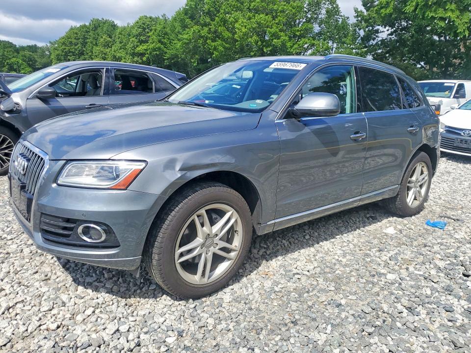 2016 Audi Q5 VIN WA1L2AFP9GA118984 COPART salvage auction — REAR END, Ma - Cert Of Title-Reconstrctd Coll, sold $2,350 on 2026-07-08 (photo 1)