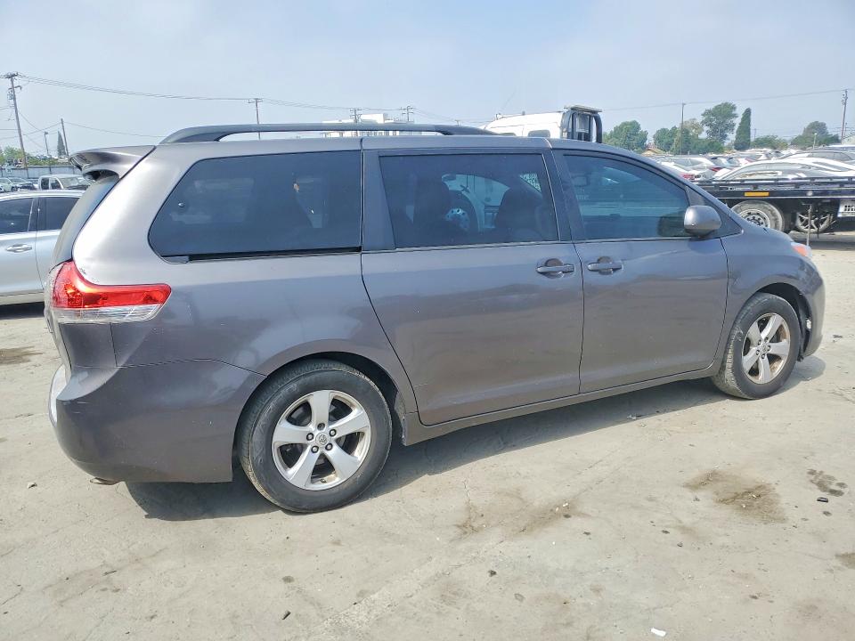 2011 Toyota Sienna VIN 5TDKK3DC8BS046488 COPART salvage auction — SIDE, Ca - Salvage Certificate, sold $925 on 2026-07-23 (photo 3)