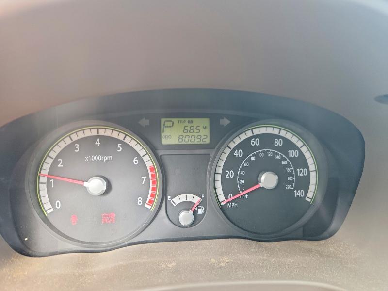 2009 Kia Rio VIN KNADE223296538602 COPART salvage auction — REAR END, La - Cert Of Title-Salvage, sold $1,100 on 2026-07-02 (photo 9)