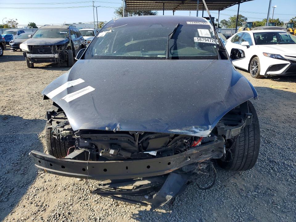 2017 Tesla Model x VIN 5YJXCDE20HF074510 COPART salvage auction — MECHANICAL, Ca - Salvage Certificate (P), sold $1,750 on 2026-07-17 (photo 5)