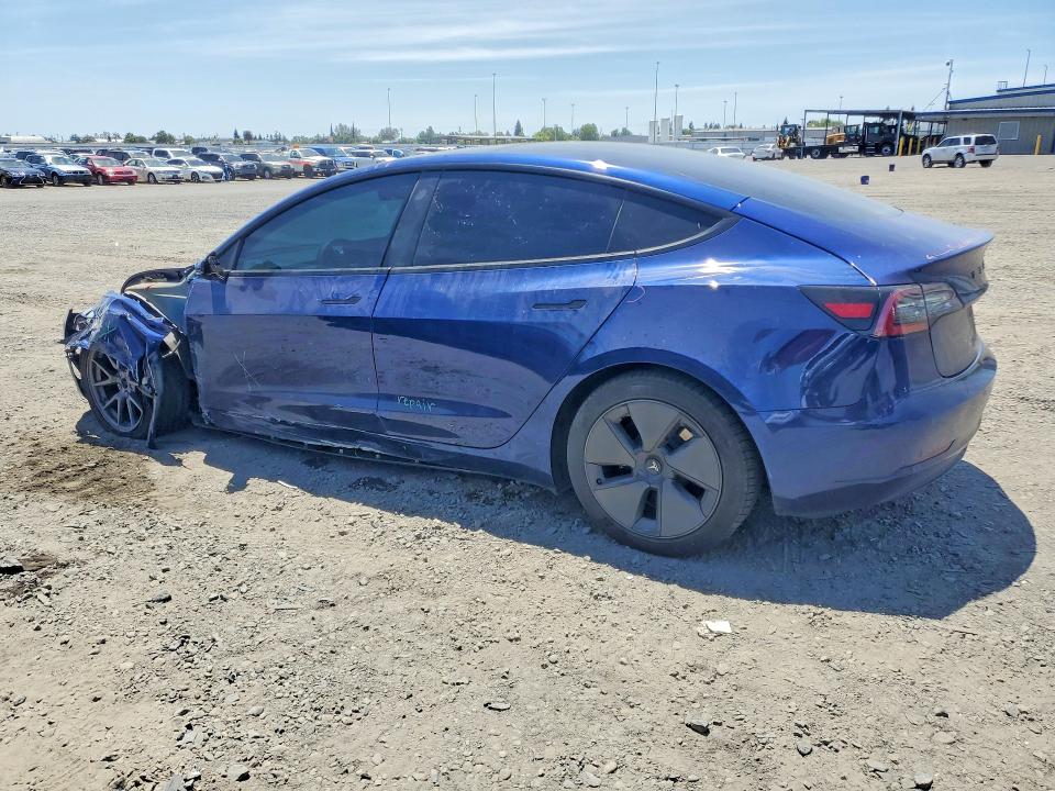 2021 Tesla Model 3 VIN 5YJ3E1EB1MF938269 COPART salvage auction — FRONT END, Ca - Salvage Certificate, sold $500 on 2026-07-28 (photo 2)