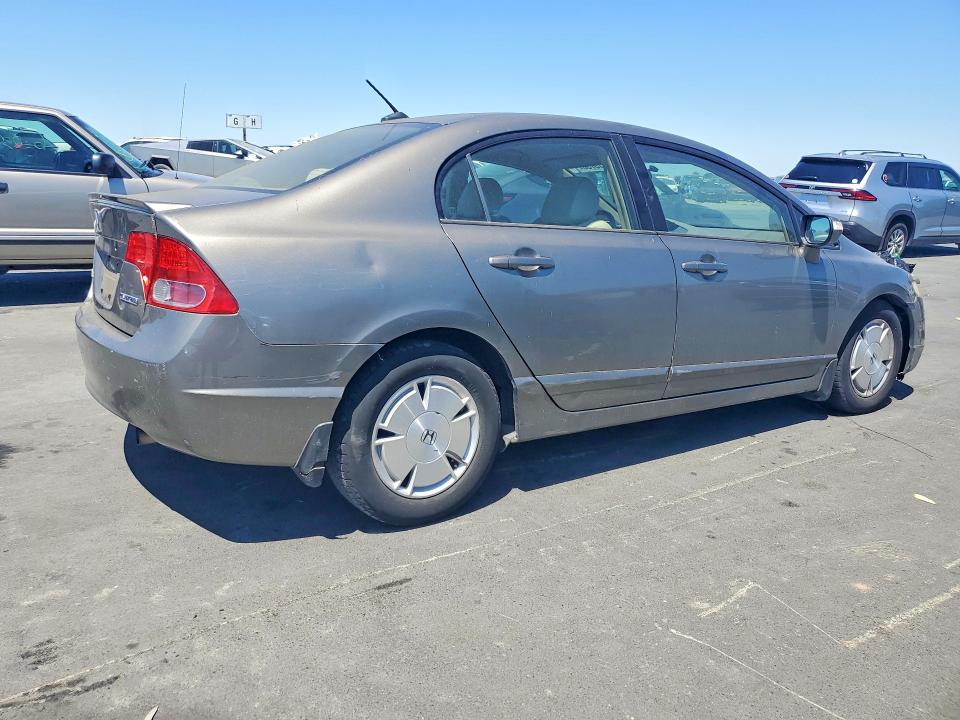 2007 Honda Civic VIN JHMFA36207S003608 COPART salvage auction — UNDERCARRIAGE, Ca - Salvage Certificate, sold $1,050 on 2026-07-27 (photo 3)