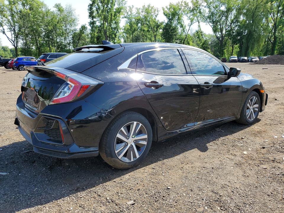 2020 Honda Civic VIN SHHFK7H31LU406207 COPART salvage auction — SIDE, CT - CERT OF TITLE-SALVAGE, sold $1,100 on 2026-07-24 (photo 3)