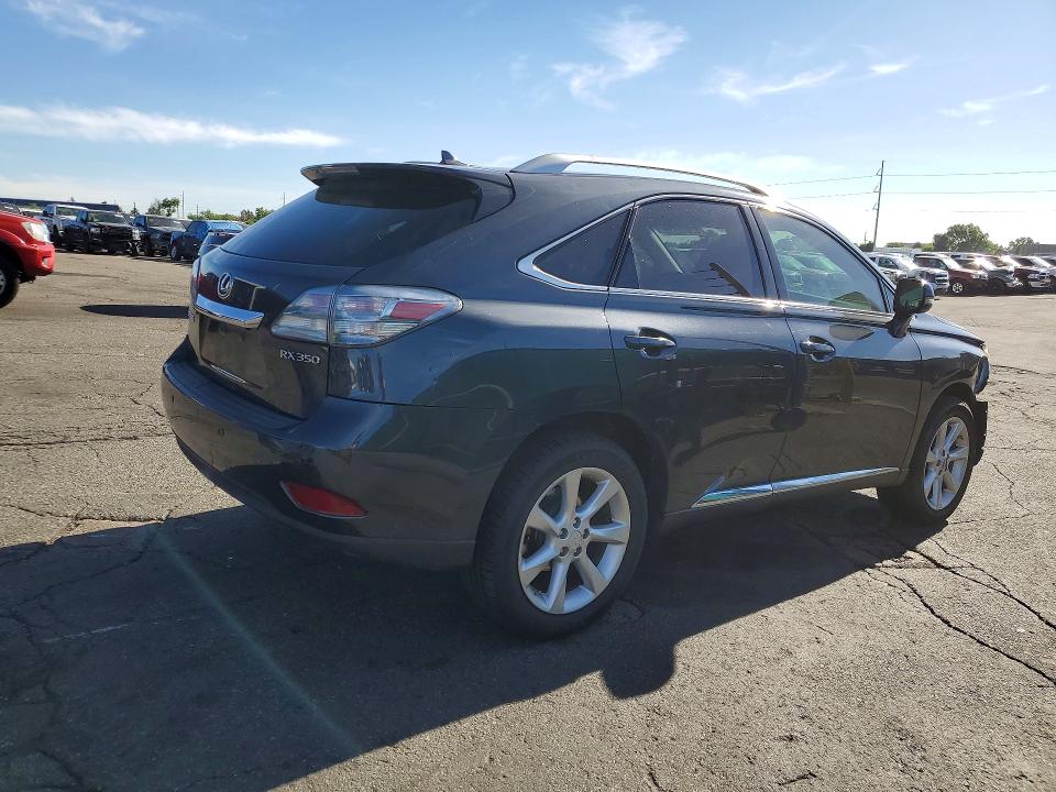 2010 Lexus Rx 350 VIN 2T2BK1BA9AC036139 COPART salvage auction — FRONT END, CO - SALVAGE TITLE (P), sold $3,600 on 2026-07-09 (photo 3)