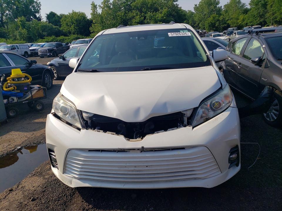 2018 Toyota Sienna VIN 5TDYZ3DC8JS929558 COPART salvage auction — FRONT END, Ct - Cert Of Title-Salvage, sold $5,600 on 2026-07-10 (photo 5)