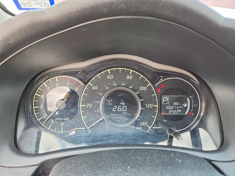 2016 Nissan Versa VIN 3N1CE2CP5GL376356 COPART salvage auction — FRONT END, Tx - Salvage Vehicle Title, sold $1,450 on 2026-07-09 (photo 9)