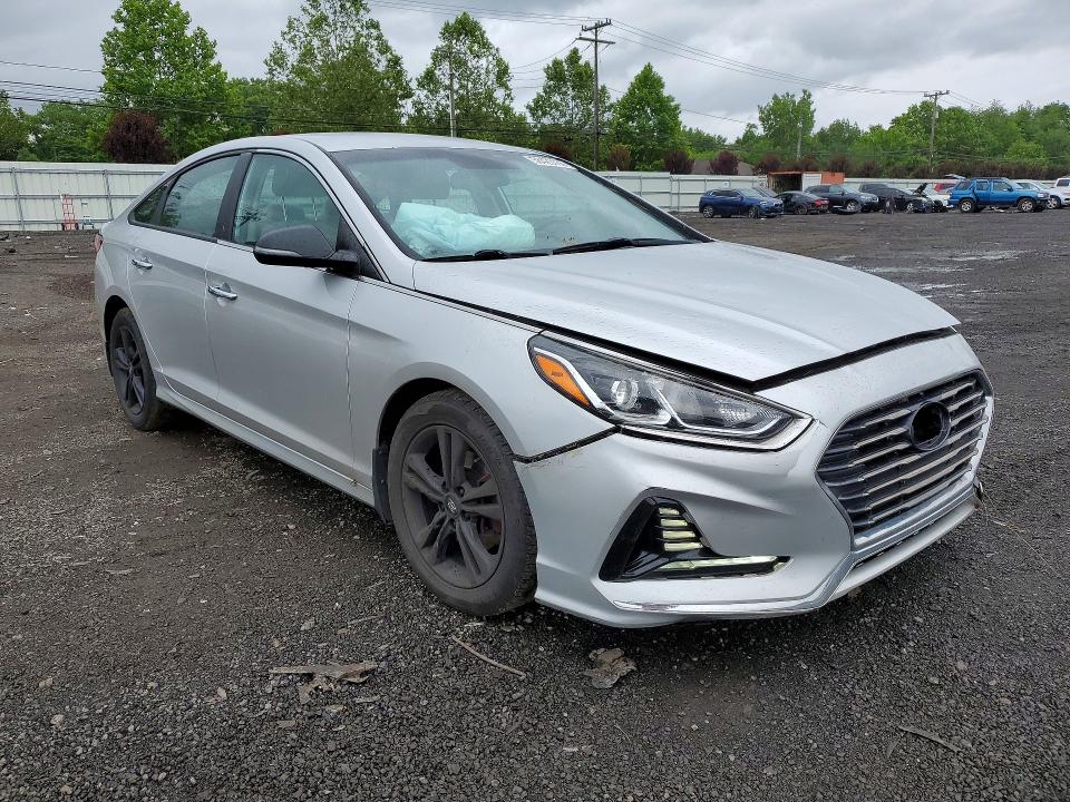2018 Hyundai Sonata VIN 5NPE34AF4JH659338 COPART salvage auction — FRONT END, CT - CERT OF TITLE-SALVAGE, sold $1,100 on 2026-07-02 (photo 4)