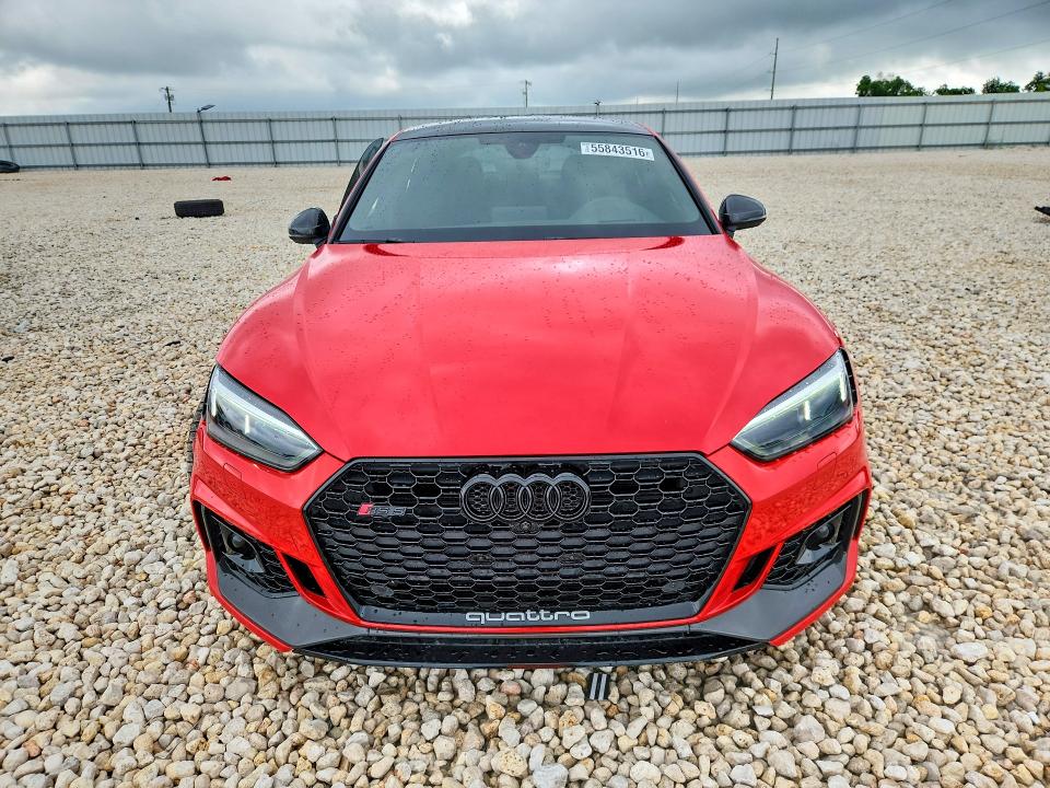 2019 Audi Rs5 VIN WUABWCF52KA901074 COPART salvage auction — SIDE, Tx - Salvage Vehicle Title, sold $22,600 on 2026-07-09 (photo 5)
