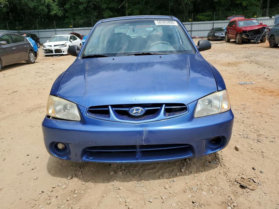 2002 Hyundai Accent VIN KMHCG35C82U210866 COPART salvage auction — UNDERCARRIAGE, Ga - Cert Of Title-Salvage, sold $275 on 2026-07-31 (photo 5)