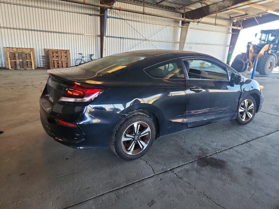 2015 Honda Civic VIN 2HGFG3B89FH521444 COPART salvage auction — FRONT END, Ca - Salvage Certificate, sold $3,200 on 2026-07-23 (photo 3)