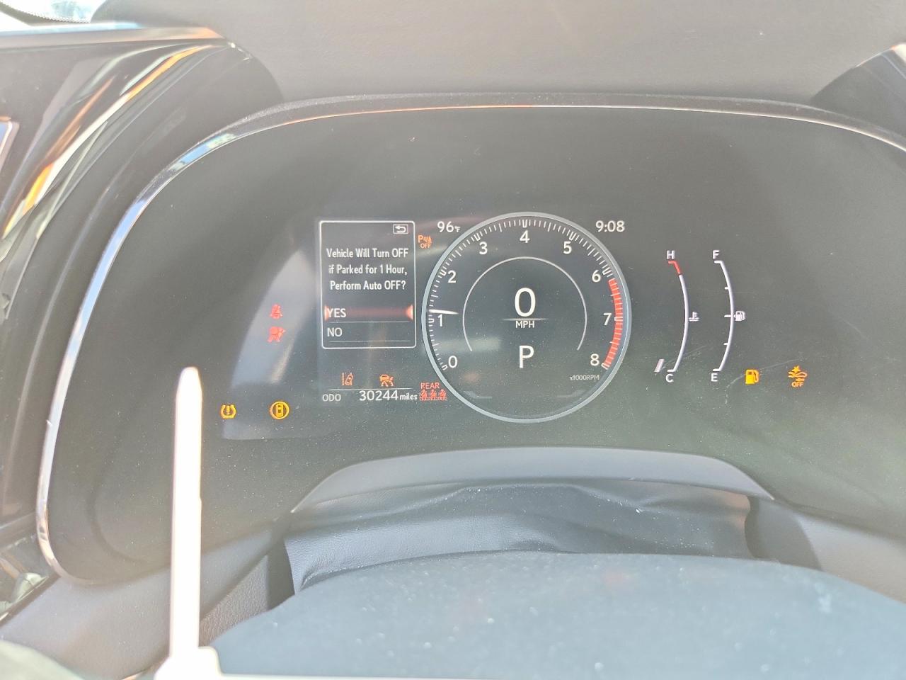 2023 Lexus RX 350 VIN JTJCHMAA6P2006031 COPART salvage auction — Front End, FL - CERTIFICATE OF TITLE, sold $25,750 on 2026-07-10 (photo 9)