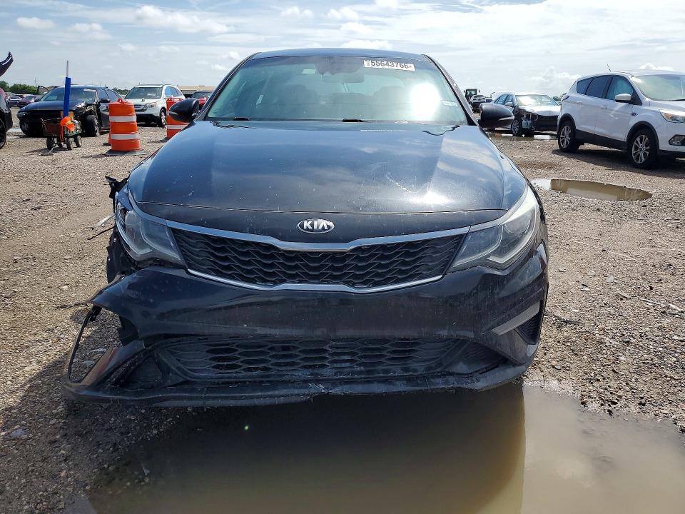 2019 Kia Optima VIN 5XXGT4L35KG363950 COPART salvage auction — FRONT END, Tx - Salvage Vehicle Title, sold $1,750 on 2026-07-13 (photo 5)