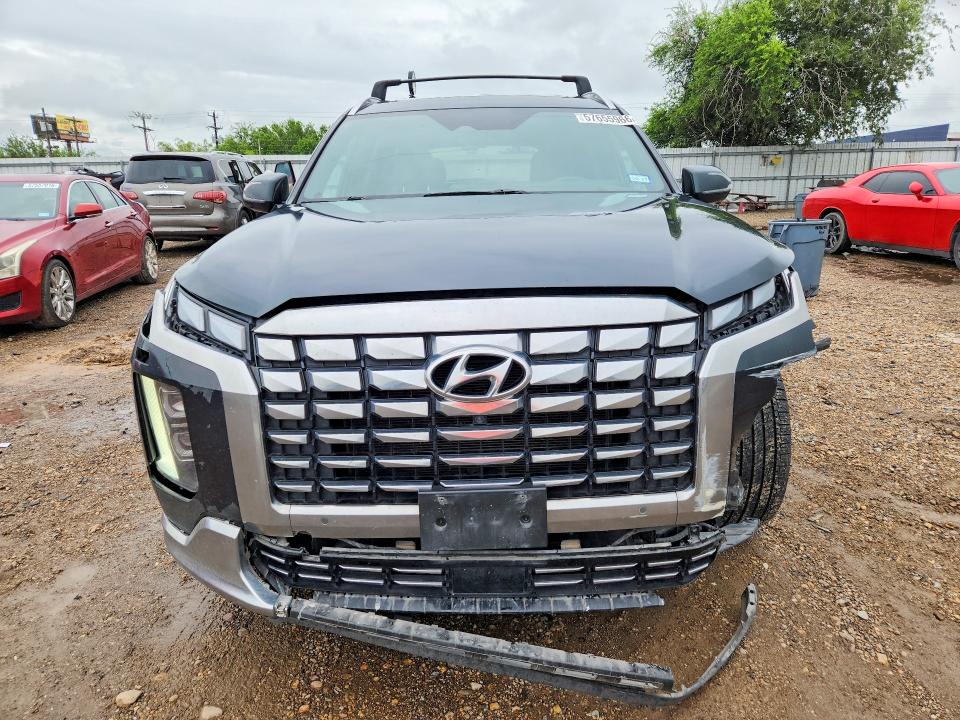 2023 Hyundai Palisade VIN KM8R7DGE2PU631648 COPART salvage auction — FRONT END, Tx - Salvage Vehicle Title, sold $12,300 on 2026-08-19 (photo 5)
