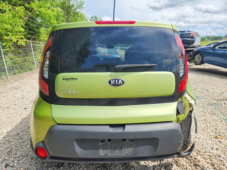 2016 Kia Soul VIN KNDJN2A2XG7854061 COPART salvage auction — FRONT END, Oh - Certificate Of Title, sold $550 on 2026-07-15 (photo 6)