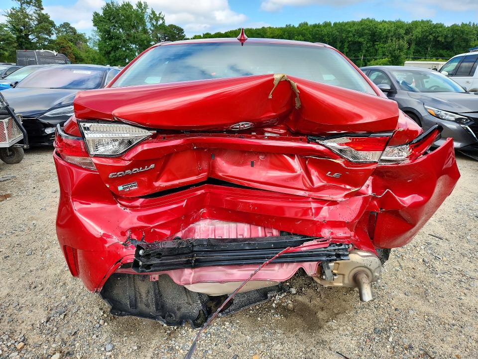 2021 Toyota Corolla VIN 5YFEPMAE8MP268373 COPART salvage auction — REAR END, Va - Cert Of Title - Salvage, sold $4,900 on 2026-07-14 (photo 6)