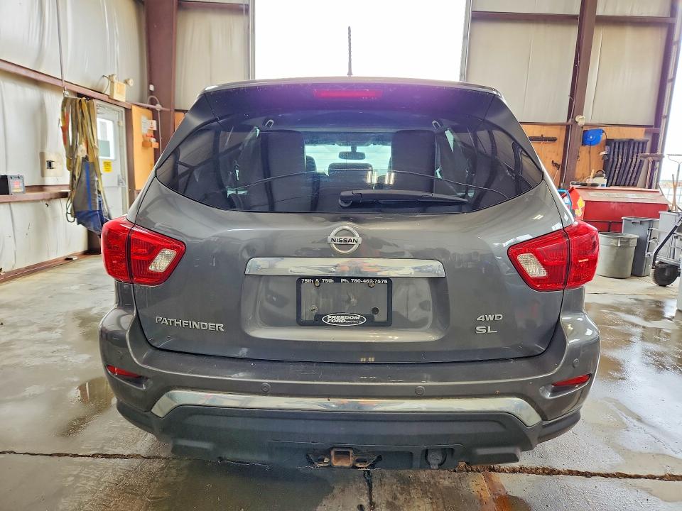 2018 Nissan Pathfinder VIN 5N1DR2MM6JC676075 COPART salvage auction — SIDE, Ab - Bos - Salvage, sold $5,000 on 2026-07-09 (photo 6)