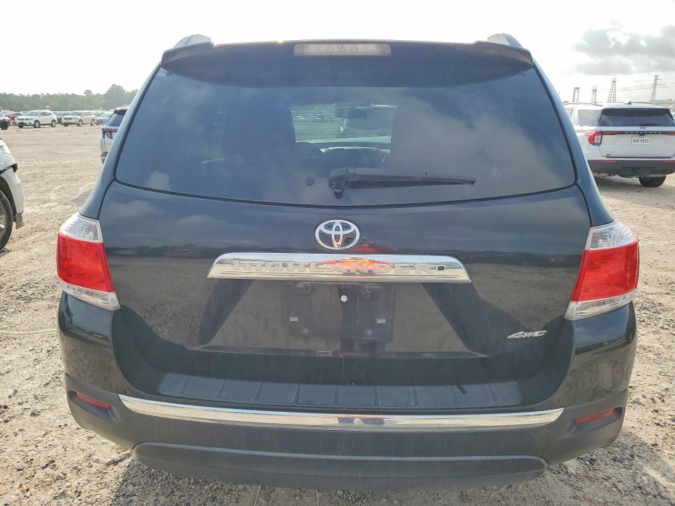 2013 Toyota Highlander VIN 5TDBK3EH2DS226966 COPART salvage auction — FRONT END, Tx - Salvage Vehicle Title, sold $5,300 on 2026-07-10 (photo 6)